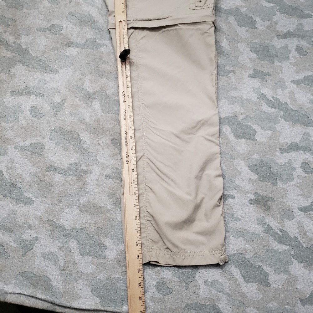 Columbia Titanium Convertible Pants Womens Medium Tan Cargo Pockets - Picture 2 of 11